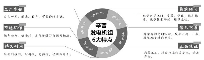 辛普发电机组6大特点